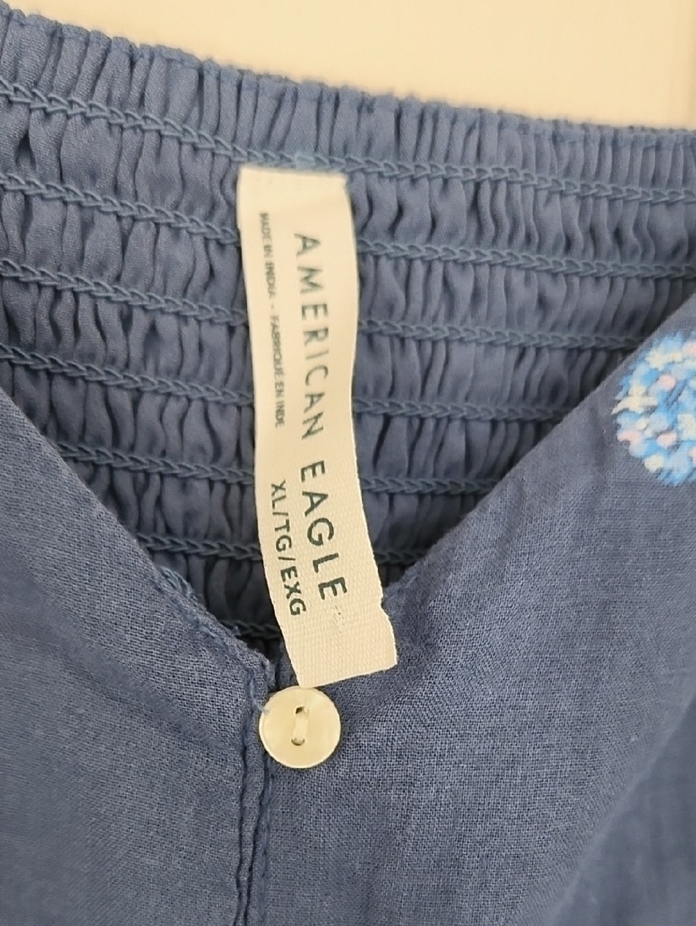 American Eagle Blue Sleeveless Dress Size XL - Picture 5 of 10